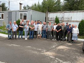 Директор Ассоциации Анна Леонова поздравила коллектив ПК "Асфальт" с наступающим Днем строителя.