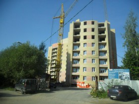 Строительство ЖК "Кристалл" в 23 мкр-не