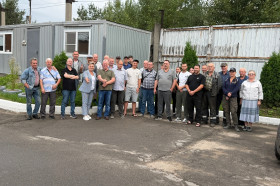 Директор Ассоциации Анна Леонова поздравила коллектив ПК "Асфальт" с наступающим Днем строителя.